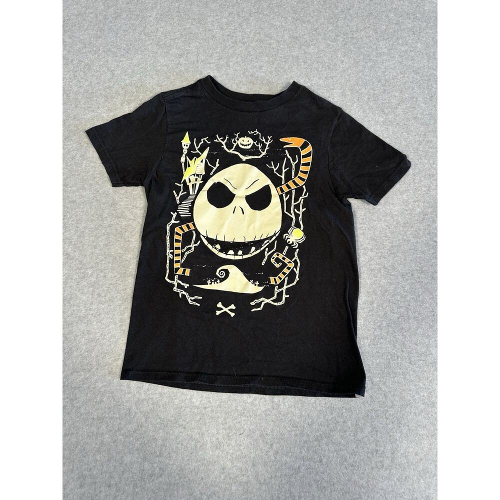 Disney’s Nightmare Before Christmas Youth S Black Glow In The Dark T-shirt